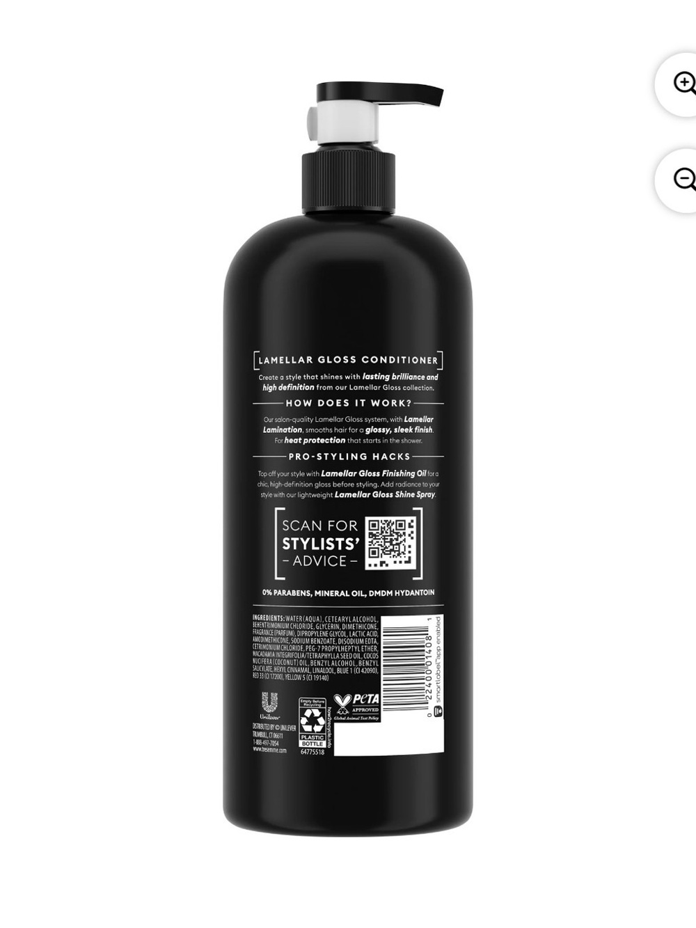 TRESemmé Lamellar Gloss Conditioner - Black Bottle, 28 oz - Picture 2 of 3